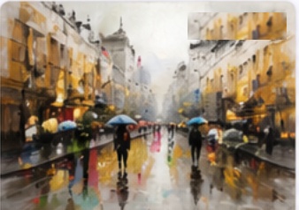 Sous la pluie