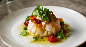 Ceviche de bar mariné