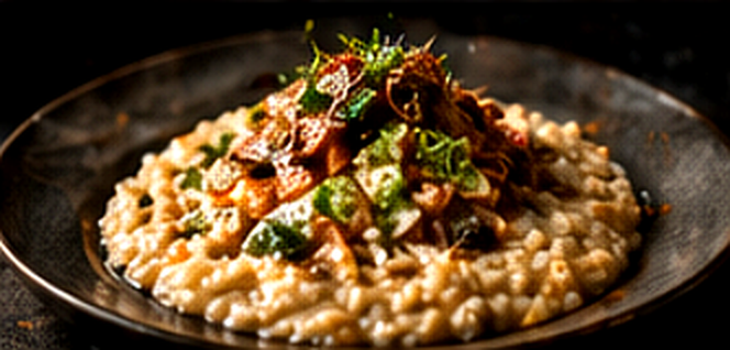 Risotto crémeux aux cèpes